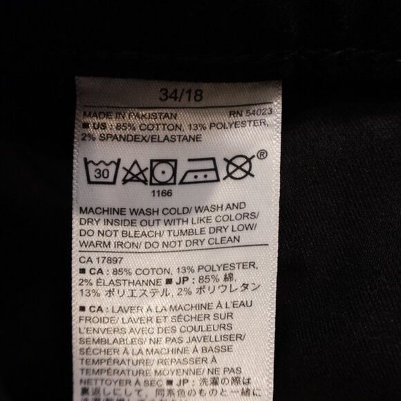 Banana Republic Slim Flare Jeans Women’s 18 Black High Rise Flared Leg - Picture 13 of 14